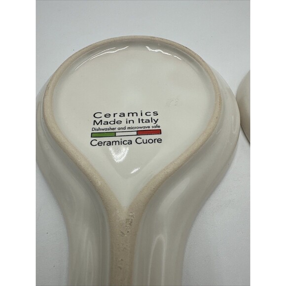 Ceramica Cuore String Of Tomatoes Spoon Rest Made In ITALY...